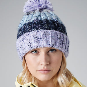 Beechfield Corkscrew Pom Pom Beanie