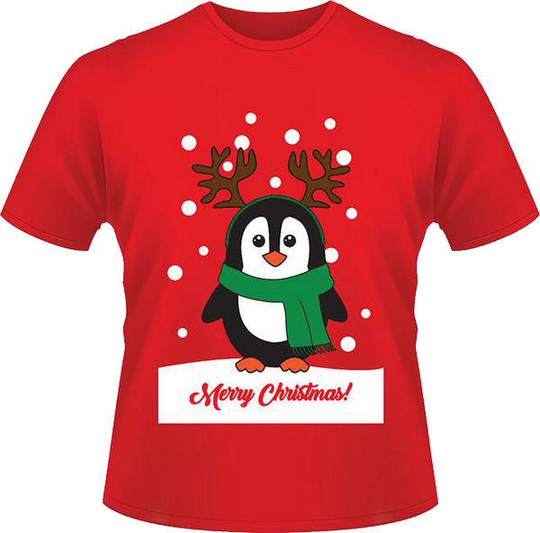 Christmas 2024 penguin shirt