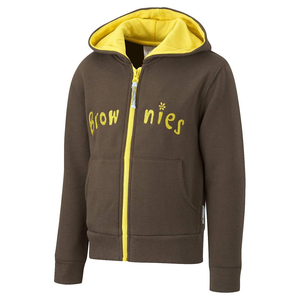 Brownie Hooded Zipper