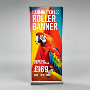 Illuminated LED Roller Banner