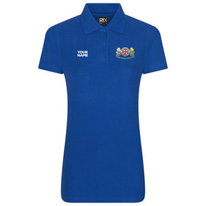UK Budgerigar Club Ladies' Polo (with Logo & Personalised Name)