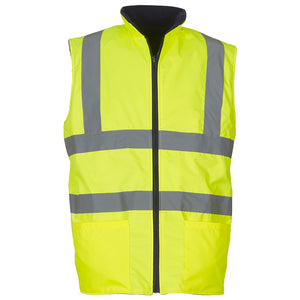 Hi-Vis Reversible Gilet Bodwarmer