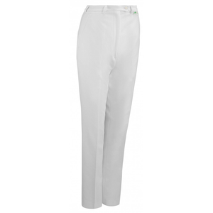 Ladies White Stretch Trousers