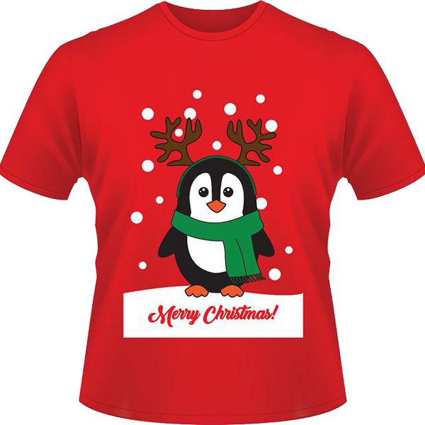 Penguin christmas best sale t shirt